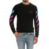 Jersey de manga larga para hombre con diseño de flechas degradadas