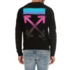 Jersey de manga larga para hombre con diseño de flechas degradadas