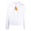 Cuello redondo con estampado de flechas, versión casual, blanco