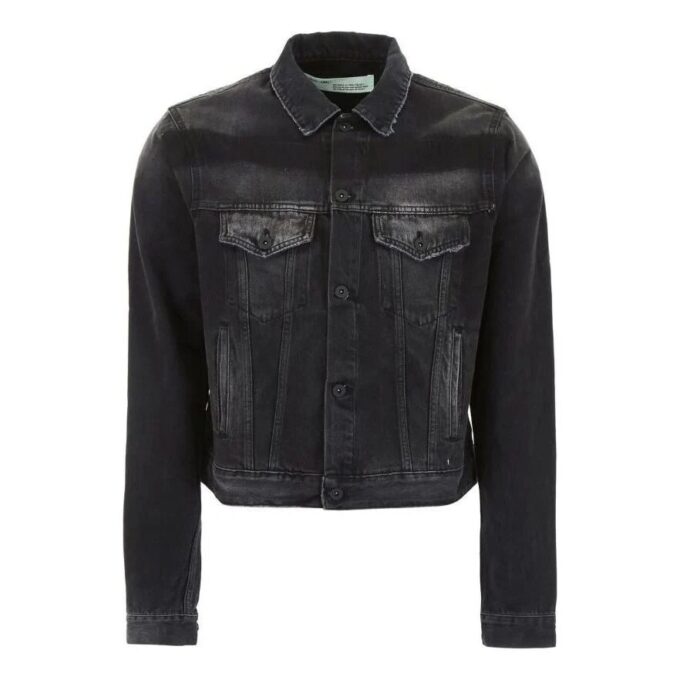 Denim jacket Off-White Impressionism «Negro»