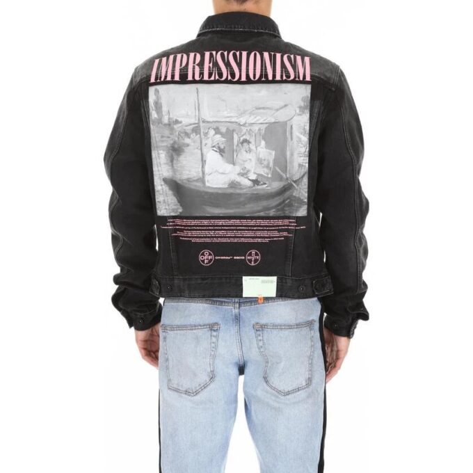 Denim jacket Off-White Impressionism «Negro»