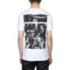 Dorso Negro Blanco Pintura Pantalones Cortos Blanco