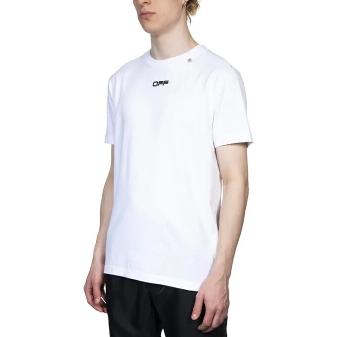Dorso Negro Blanco Pintura Pantalones Cortos Blanco