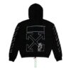 Edición limitada de Año Nuevo Lunar: sudadera con capucha Arrow, corte holgado, color negro