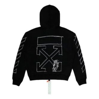 Edición limitada de Año Nuevo Lunar: sudadera con capucha Arrow, corte holgado, color negro