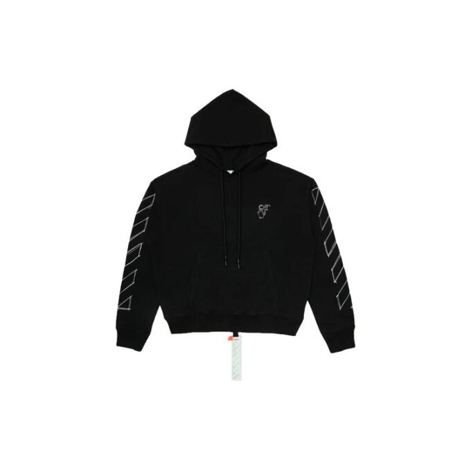 Edición limitada de Año Nuevo Lunar: sudadera con capucha Arrow, corte holgado, color negro