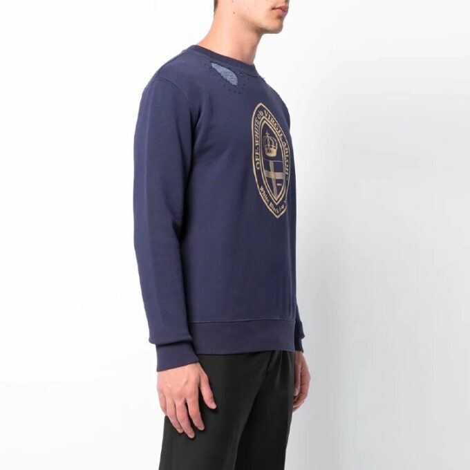 Estampado Casual Versión de color liso Azul oscuro