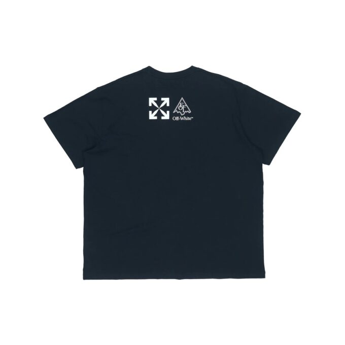 Estampado «Climbing new Heights» Impresión Hombre Holgada Negro