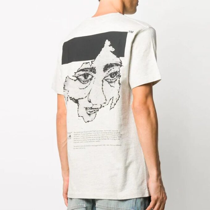 Estampado con logotipo Blanco