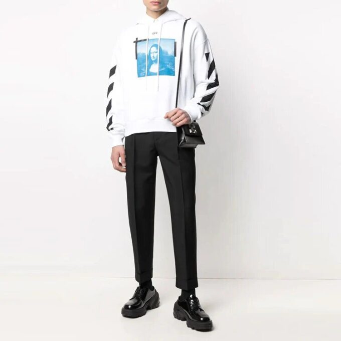 Estampado con logotipo, cordón ajustable, versión en blanco