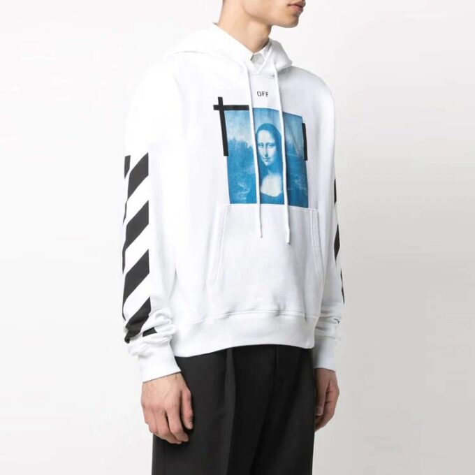 Estampado con logotipo, cordón ajustable, versión en blanco