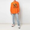 Estampado con logotipo de Arrows, manga larga, naranja