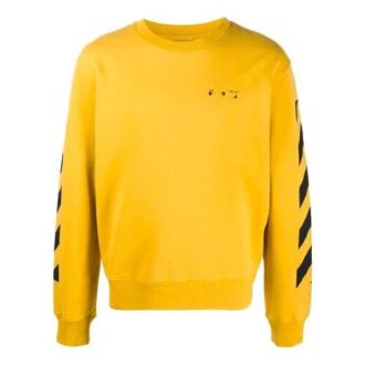 Estampado con logotipo, versión de manga larga, amarillo