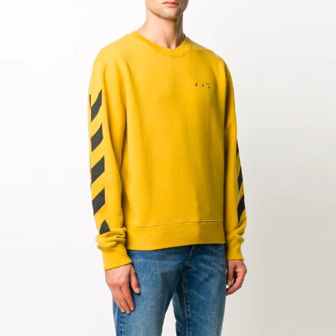 Estampado con logotipo, versión de manga larga, amarillo