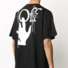 Estampado con motivos, pantalones cortos, negro