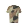 Estampado de camuflaje verde y negro