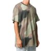 Estampado de camuflaje verde y negro