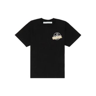 Estampado de flecha bronceada Unisex Negro