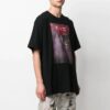 Estampado de flechas, pantalones cortos, manga corta, negro