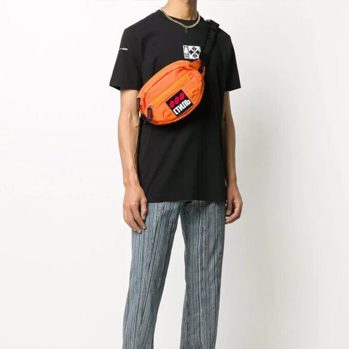 Estampado de flechas, pantalones cortos, negro