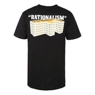 Estampado de letras, cuello redondo, pantalones cortos, negro
