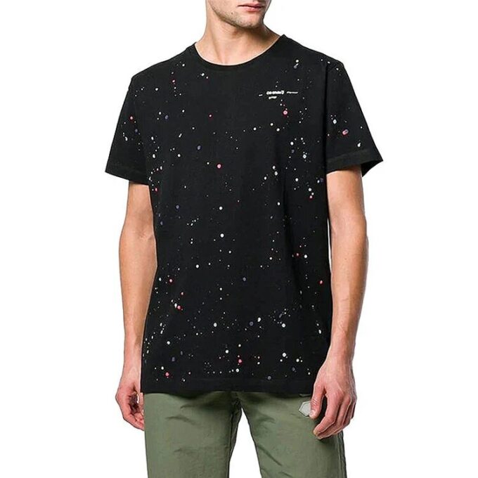 Estampado Manga corta Negro