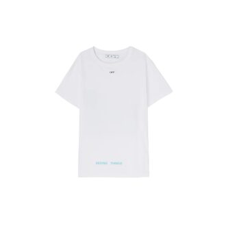 Estampado, pantalones cortos, corte holgado, blanco