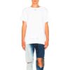 Estampado, pantalones cortos, corte holgado, blanco