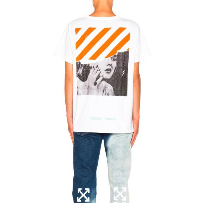 Estampado, pantalones cortos, corte holgado, blanco