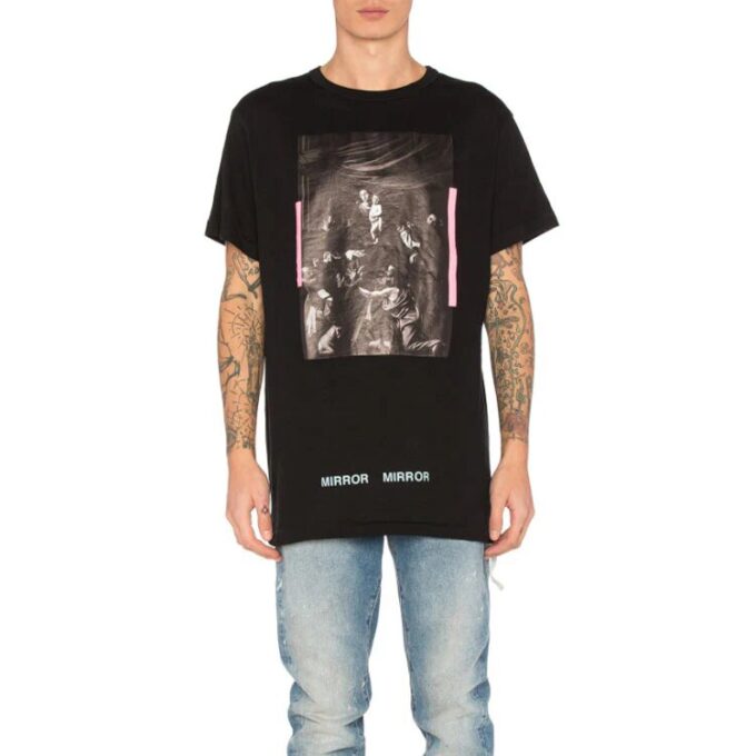 Estampado Pantalones Cortos Negro