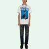Estampado SS21, pantalones cortos, blanco