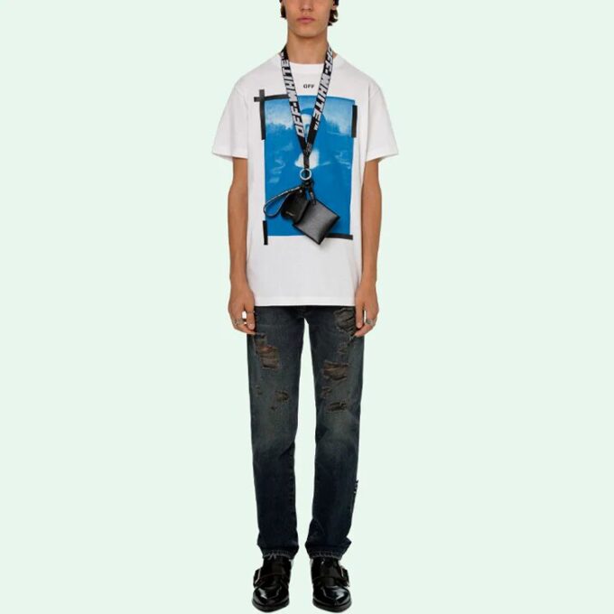 Estampado SS21, pantalones cortos, blanco