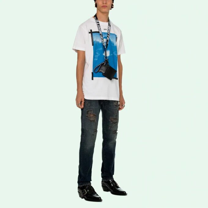 Estampado SS21, pantalones cortos, blanco