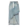 Falda asimétrica de Denim Off-White «Blue»