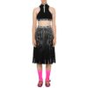 Falda de punto plisada Off-White «Negro»
