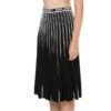 Falda de punto plisada Off-White «Negro»