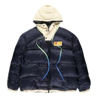 FW19 Chaqueta acolchada con cremallera Scaffolding Arrow para hombre, azul