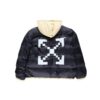 FW19 Chaqueta acolchada con cremallera Scaffolding Arrow para hombre, azul