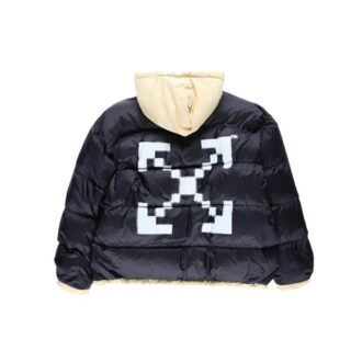 FW19 Chaqueta acolchada con cremallera Scaffolding Arrow para hombre, azul