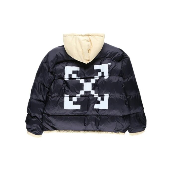 FW19 Chaqueta acolchada con cremallera Scaffolding Arrow para hombre, azul