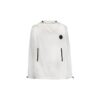 FW19 Chaqueta con capucha y estampado para hombre, blanca