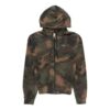 FW19 Estampado de camuflaje con cremallera