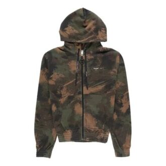 FW19 Estampado de camuflaje con cremallera
