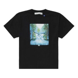 FW19 Waterfall S/S Over Tee Negro Multicolor