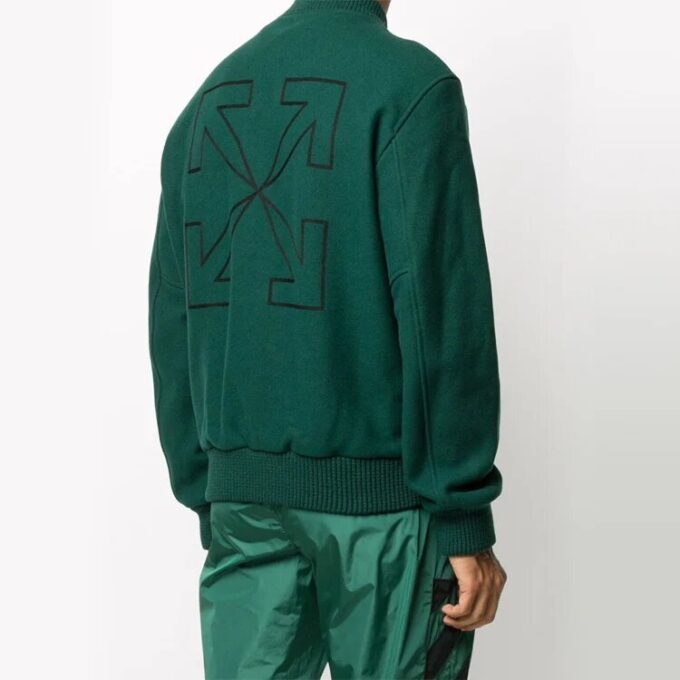 FW20 Arrows ArrowsPrintingBomber Jacket Hombre Verde