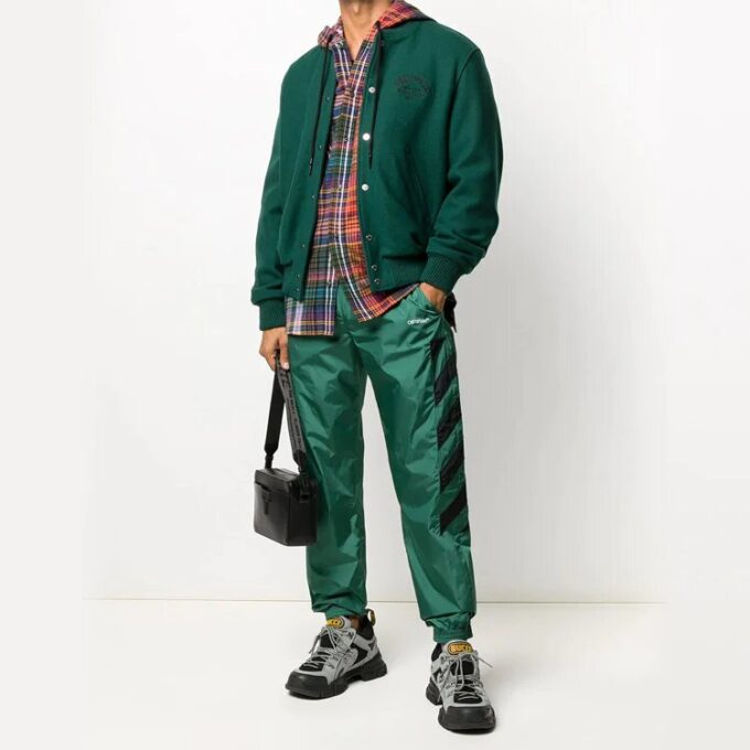 FW20 Arrows ArrowsPrintingBomber Jacket Hombre Verde