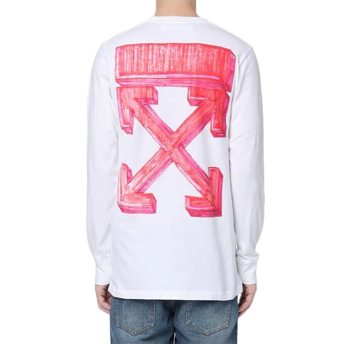 FW20 Arrows Camiseta de manga larga y cuello redondo para hombre