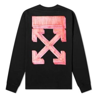 Fw20 Arrows Sketch Camiseta de manga larga con logo para hombre