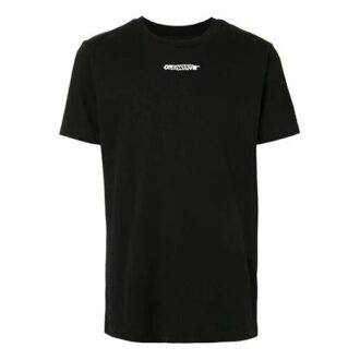 FW20 Camiseta de hombre con estampado Workers, negro