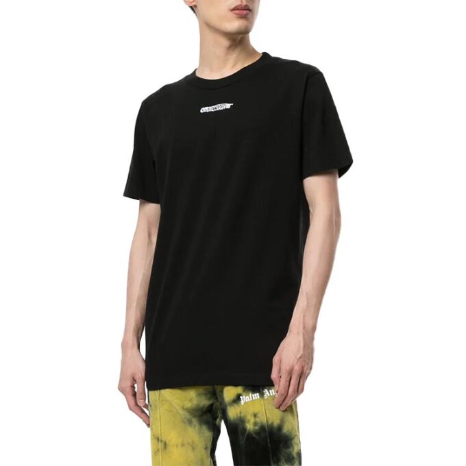FW20 Camiseta de hombre con estampado Workers, negro